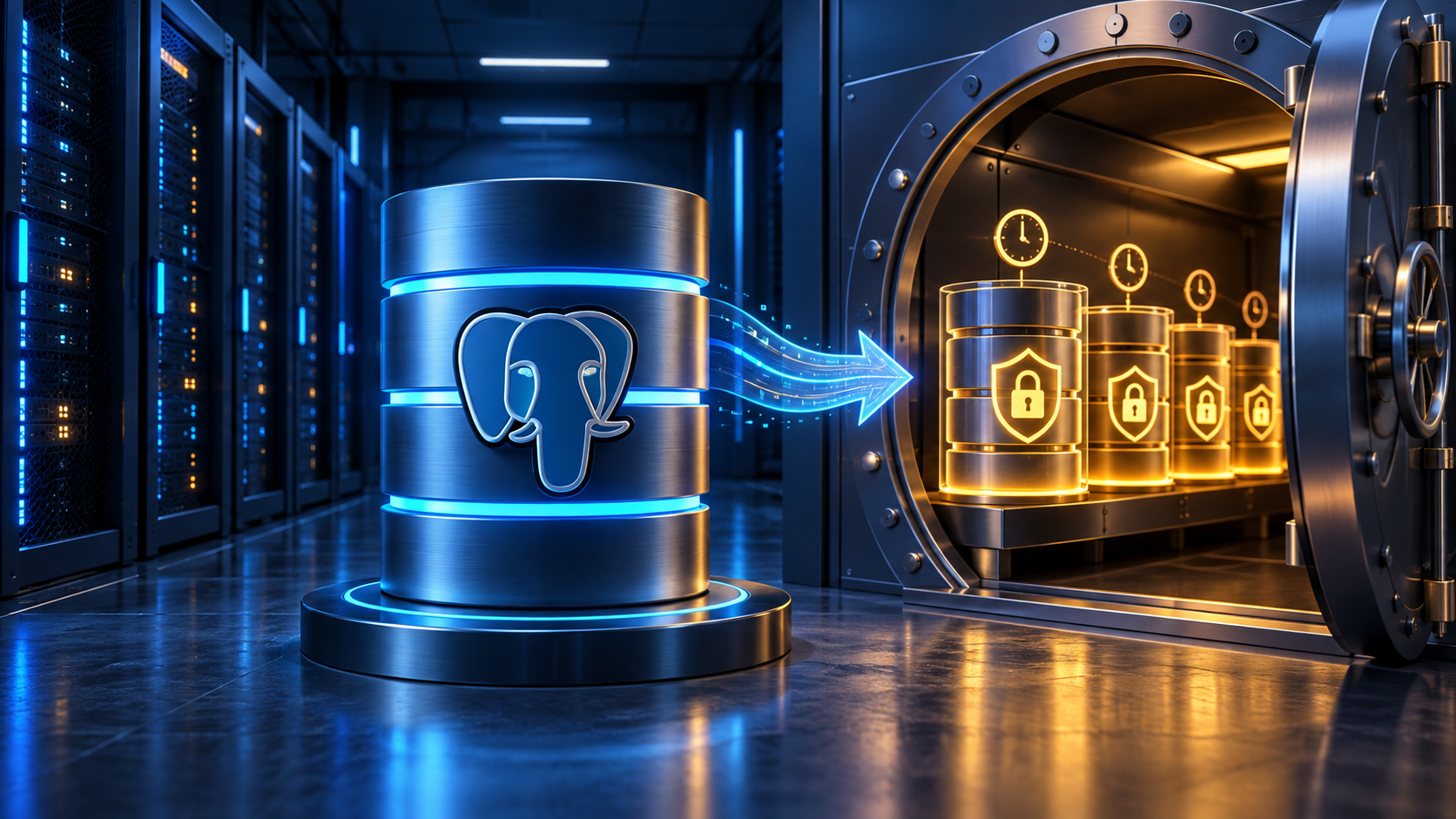 Ilustração técnica sobre Backup PostgreSQL com pg_dump: rotina verificável
