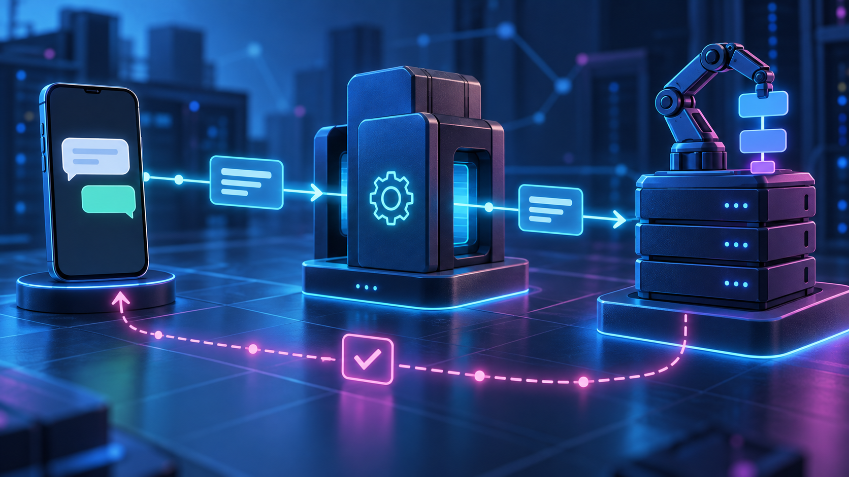Ilustração técnica sobre Evolution API: diagnosticar webhooks que não chegam