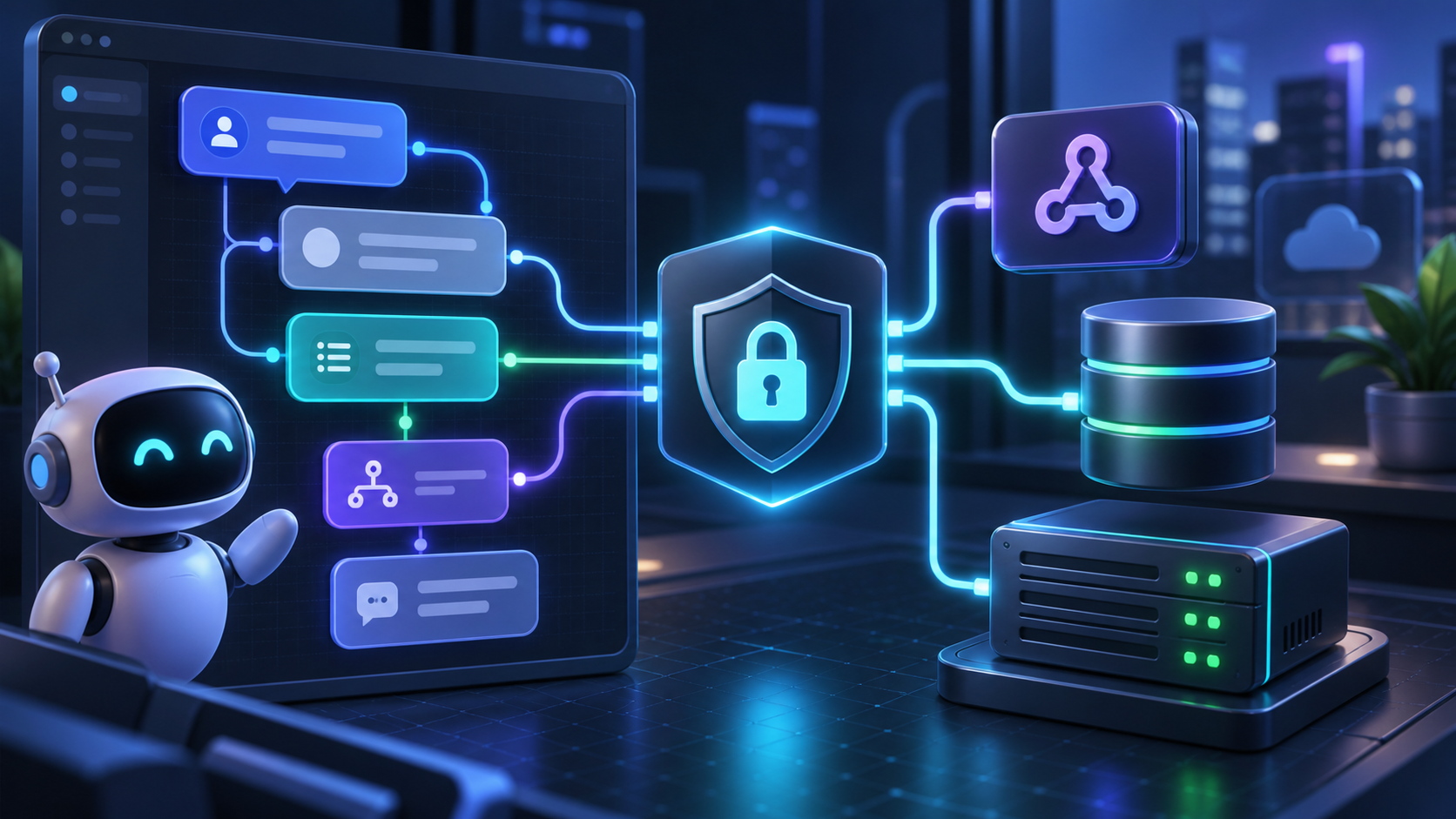 Ilustração técnica sobre dimensionar Evolution API em uma VPS