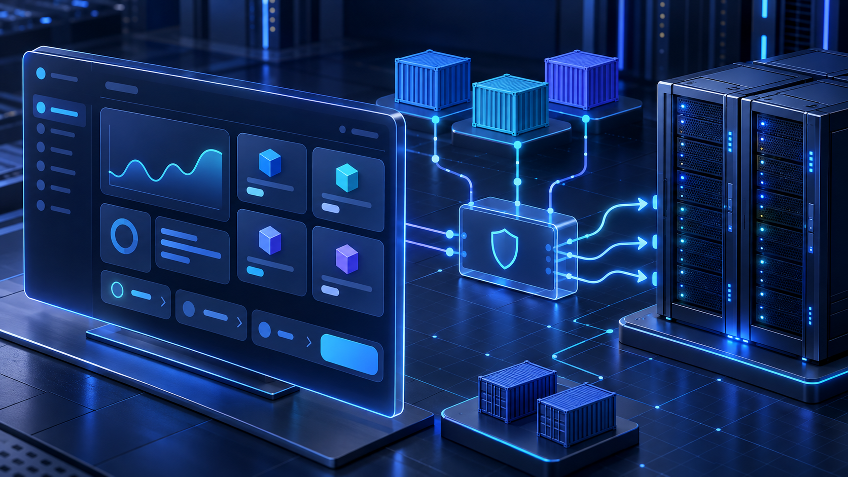 Arquitetura de EasyPanel em uma VPS