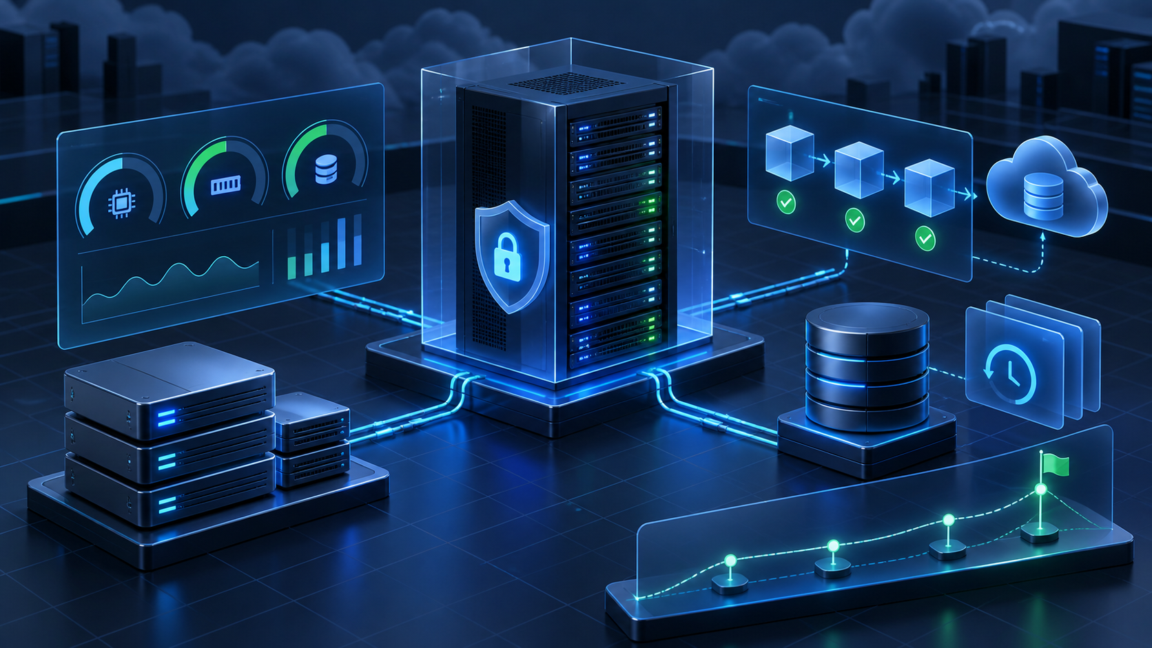 Arquitetura de Linux em uma VPS
