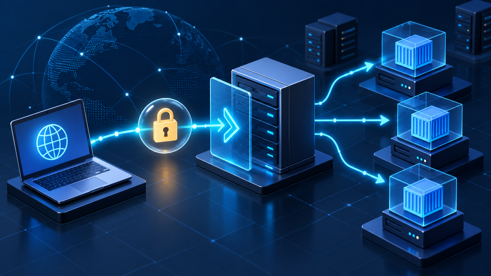 Arquitetura de EasyPanel em uma VPS