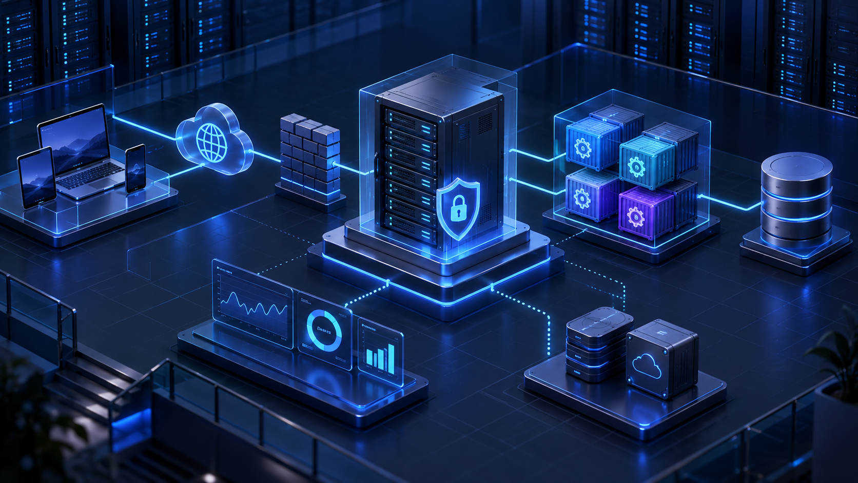 Arquitetura de Linux em uma VPS