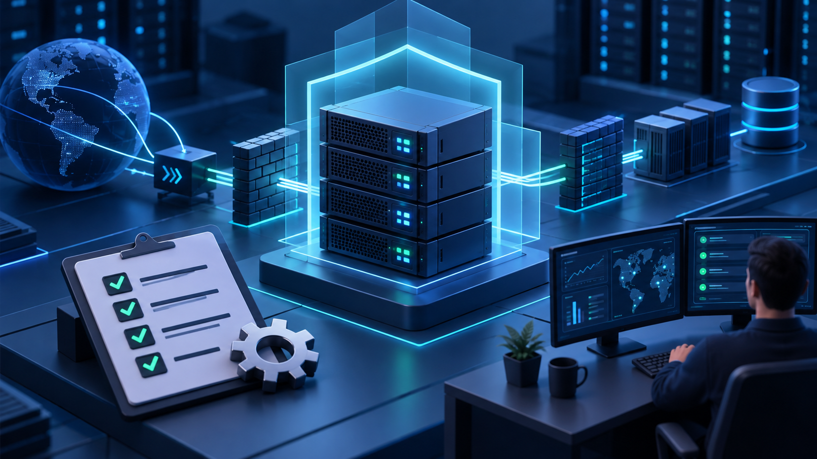 Ilustração sobre Nginx em produção: checklist de implantação segura