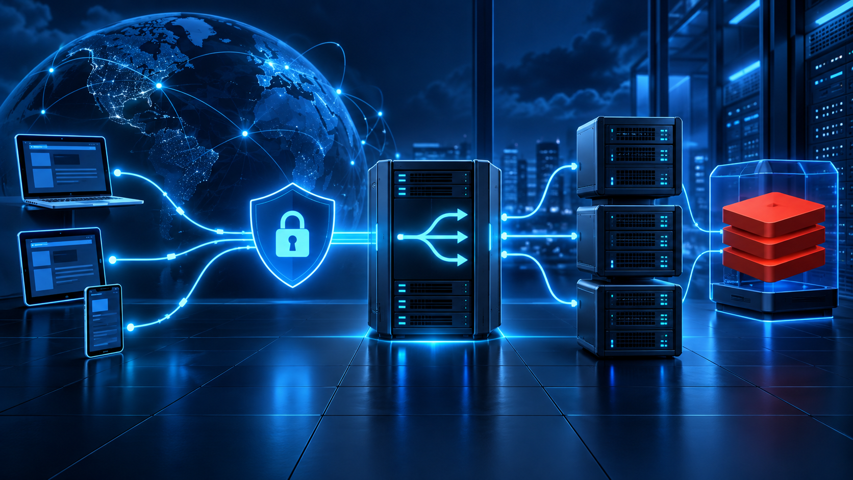 Ilustração sobre Redis para aplicações web: proxy reverso e HTTPS