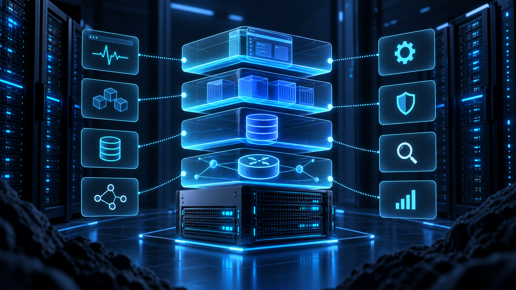 Ilustração sobre Evolution API em VPS: diagnóstico de falhas por camadas