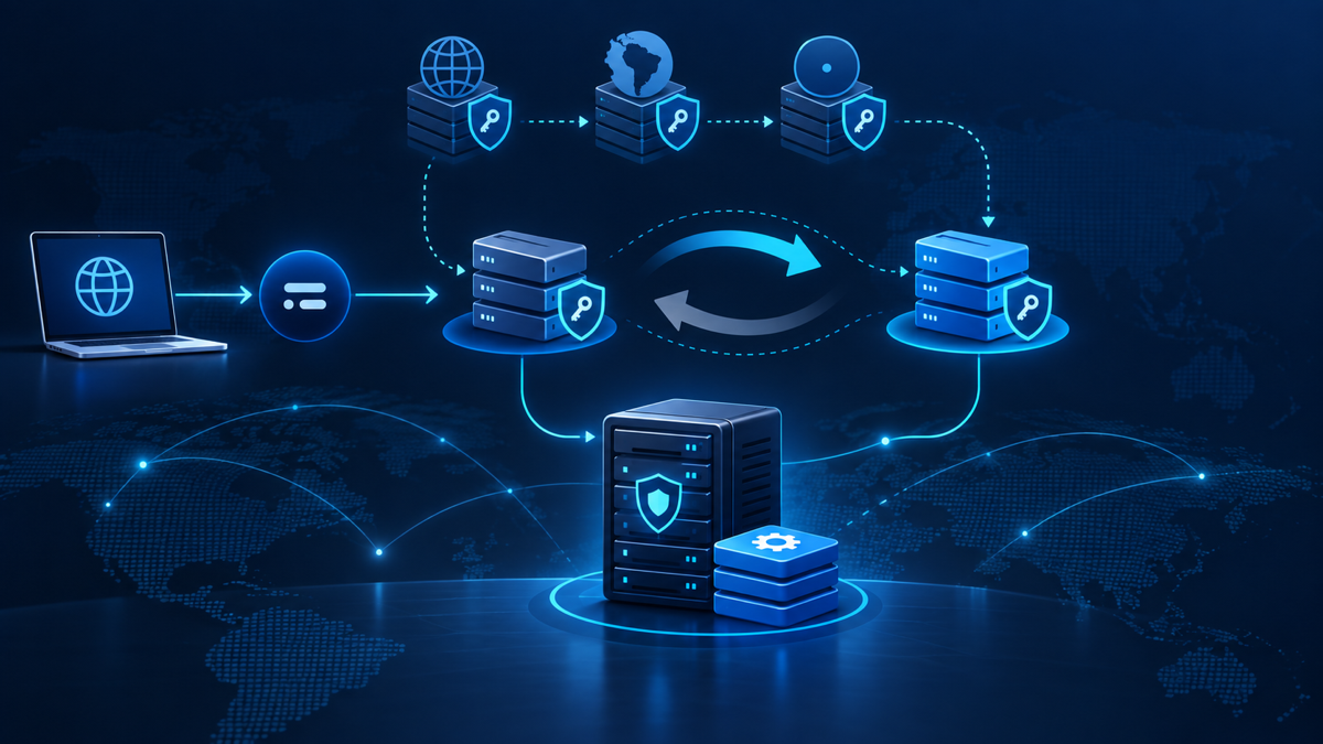 Ilustração técnica sobre DNSSEC em domínio: validar sem quebrar