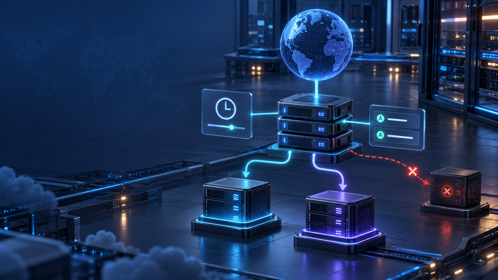 Ilustração técnica sobre DNS para VPS: TTL, A/AAAA e Troca de Endereço sem Surpresas