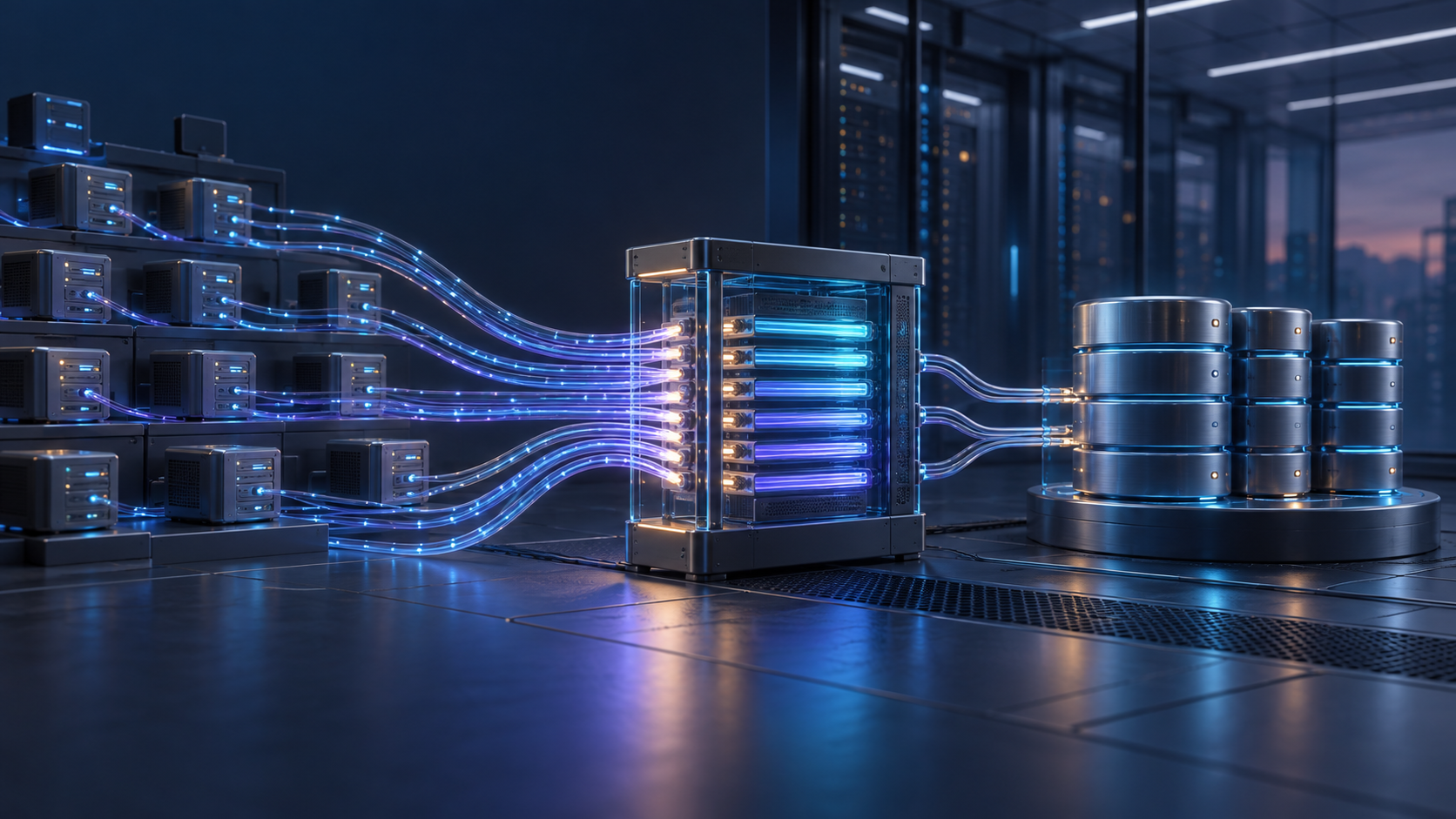 Ilustração técnica sobre PgBouncer no PostgreSQL: Pool de Conexões sem Esconder Gargalos