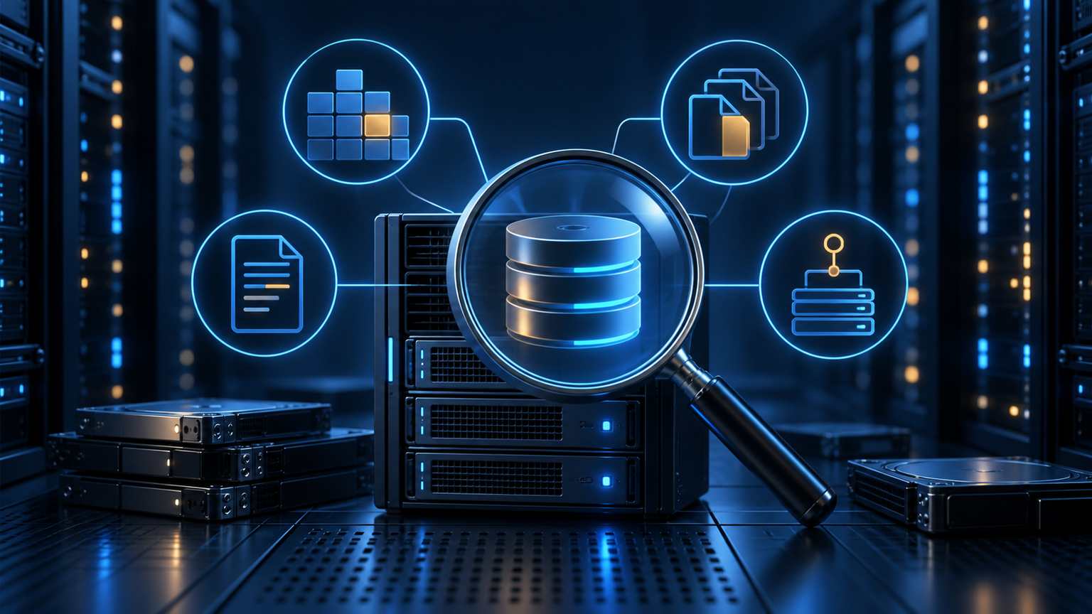 Ilustração técnica sobre Disco Cheio em VPS: Diagnóstico por Inodes