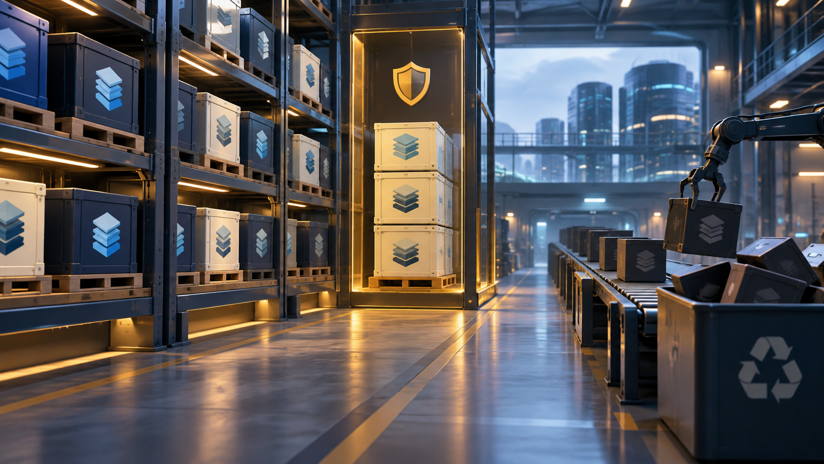 Ilustração técnica sobre Registry Docker: Limpeza de Imagens sem Apagar um Rollback