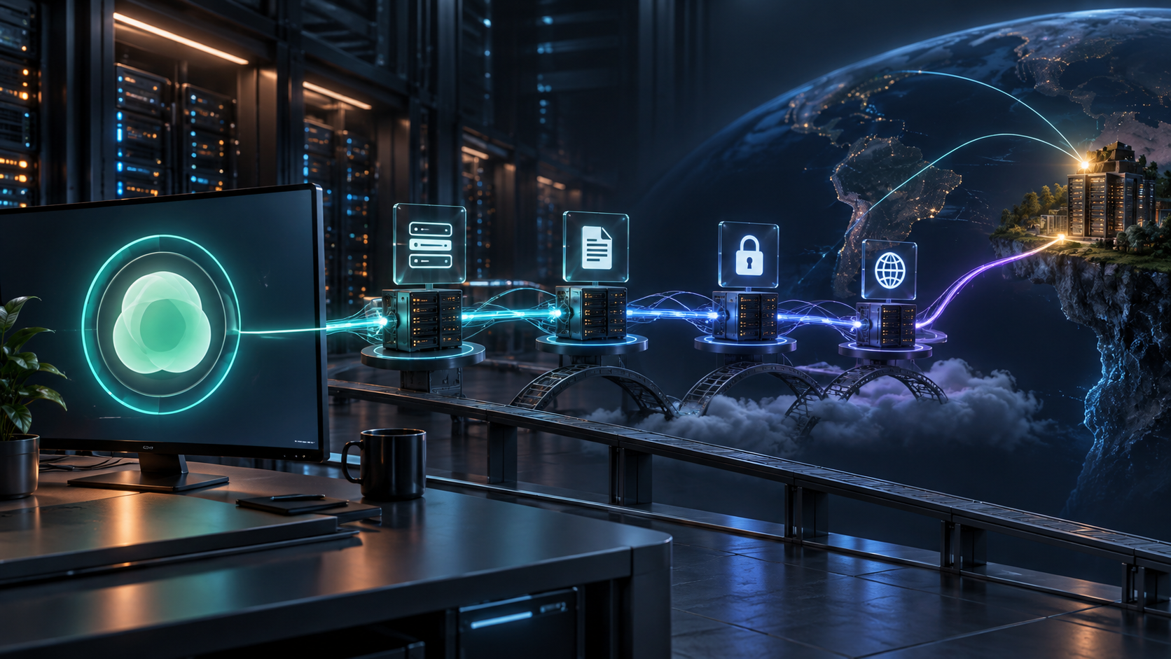 Ilustração técnica sobre Uptime Kuma: Monitoramento de Endpoint sem Falso Positivo