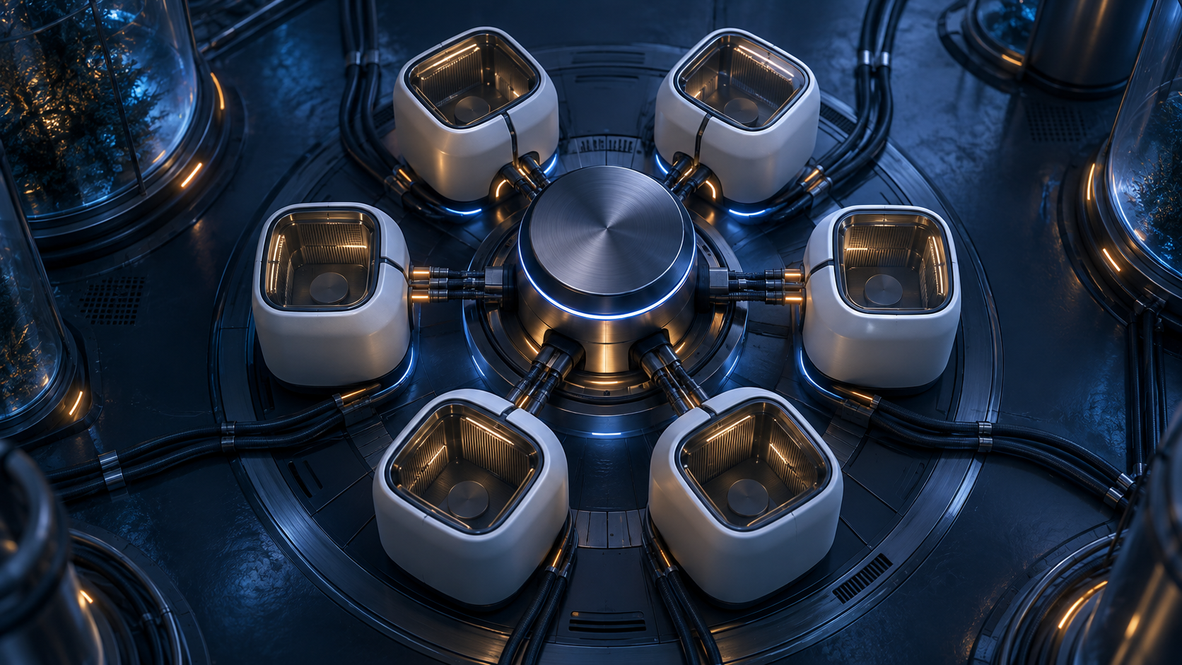 Ilustração técnica sobre Podman em VPS: Containers sem Daemon Central