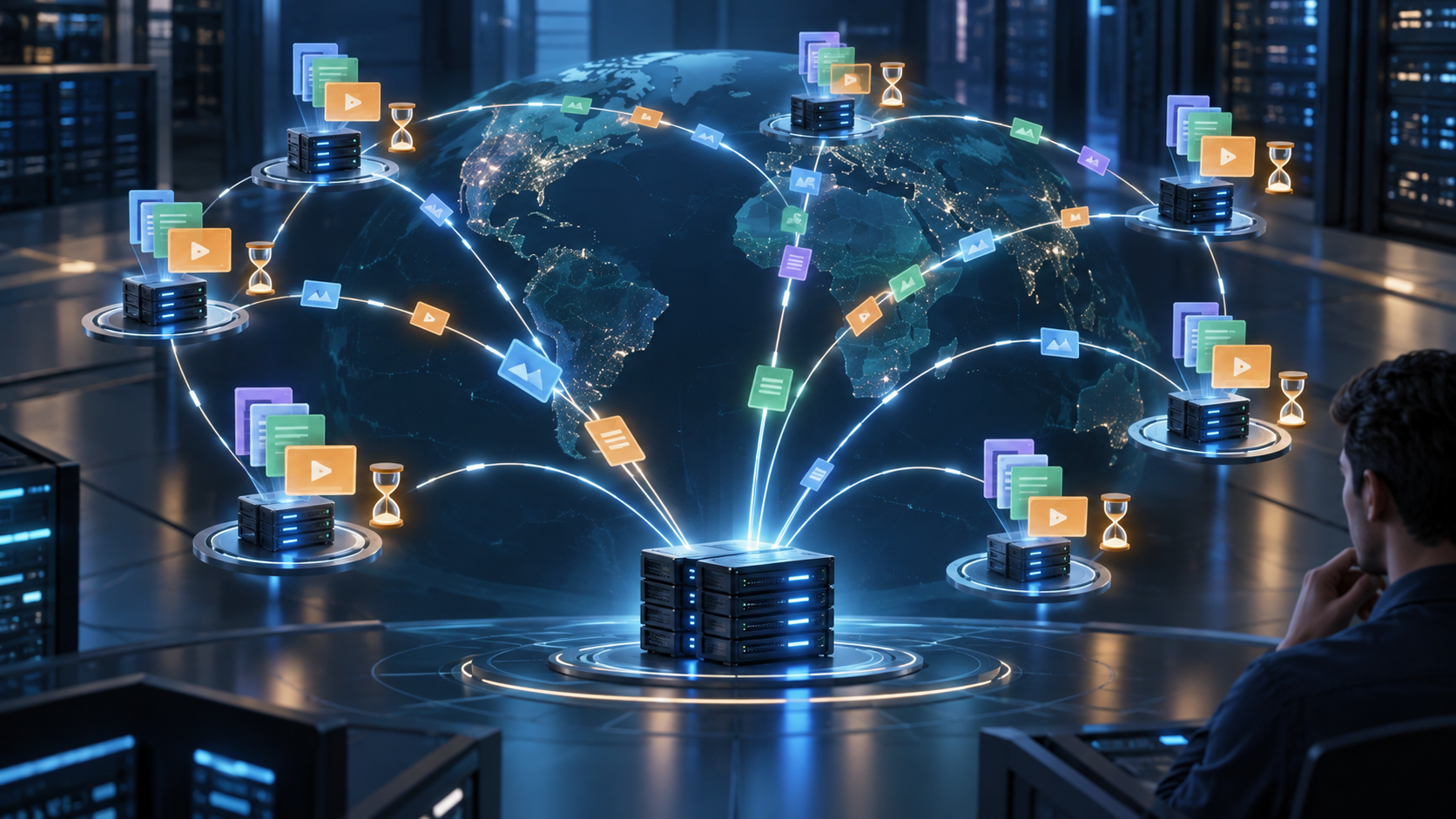 Ilustração técnica sobre CDN e Cache-Control: Defina TTL sem Servir Conteúdo Antigo