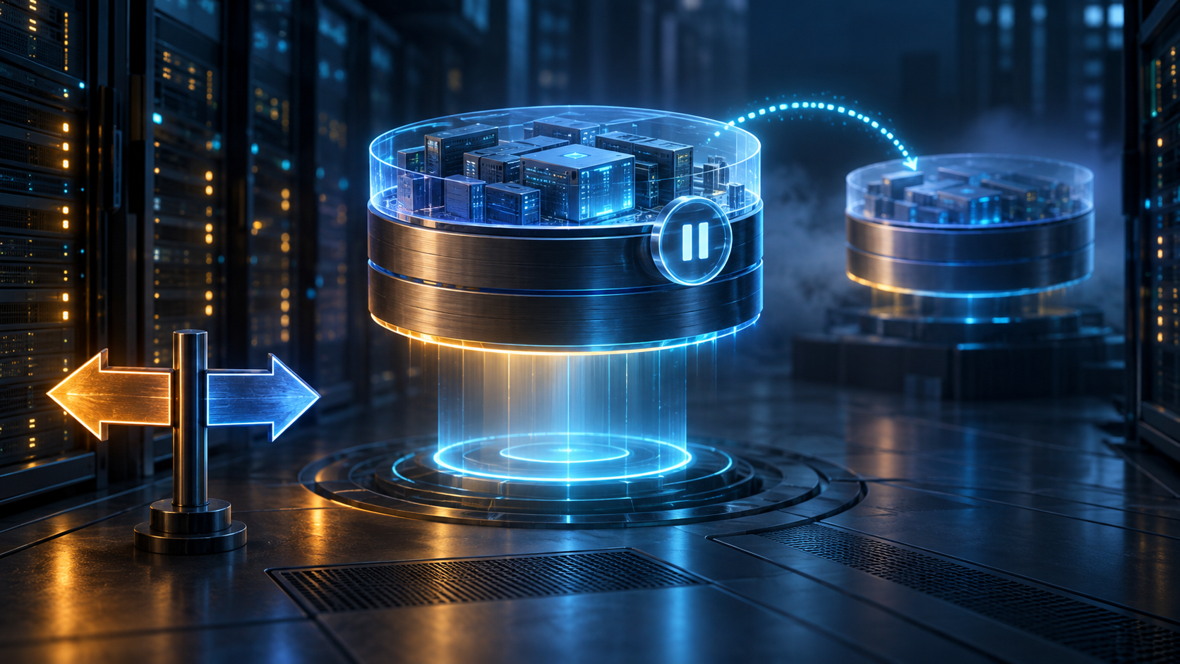 Ilustração técnica sobre Snapshot de VPS: Quando Usar e por que não é Backup Completo
