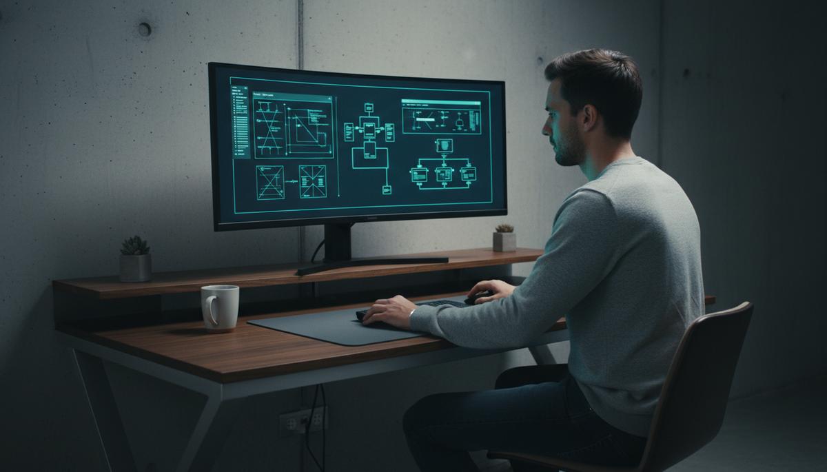 Ilustração técnica sobre Deploy Contínuo do Lovable: Cada Prompt da IA Atualiza seu Site Automaticamente