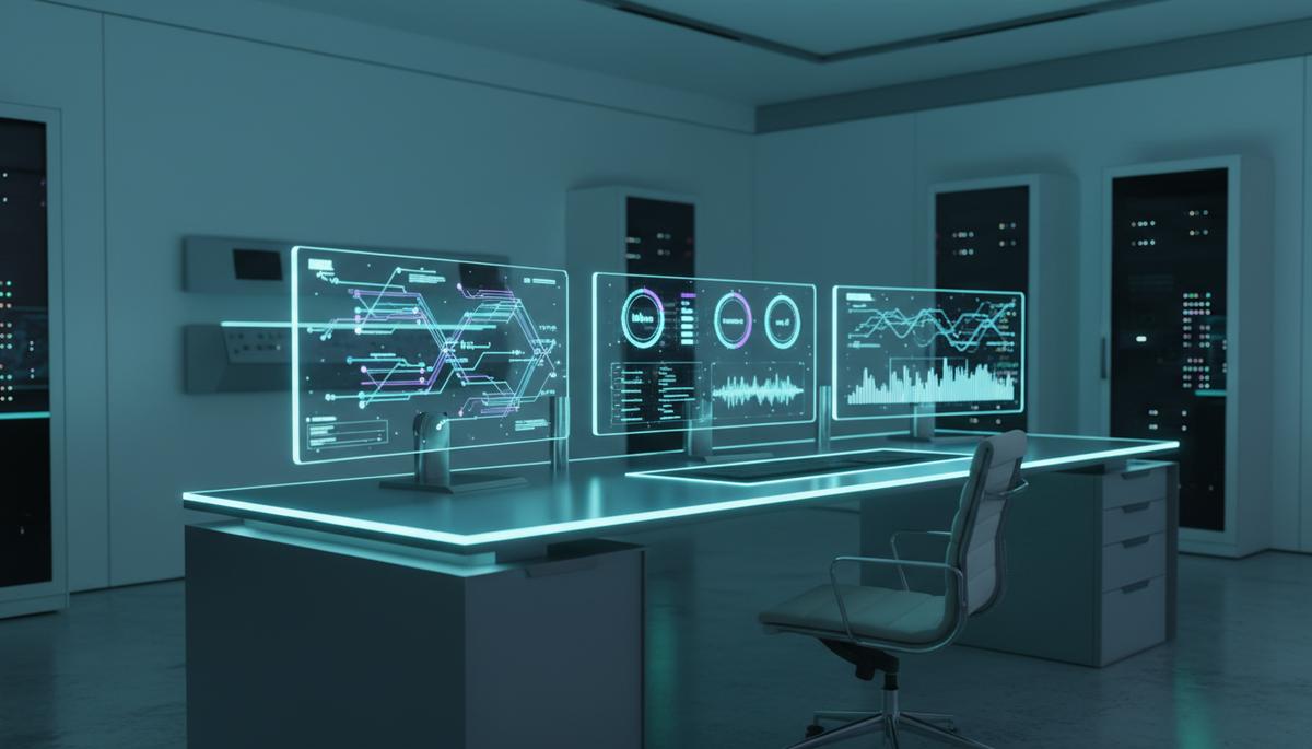 Ilustração técnica sobre Monitoramento de Logs e Telemetria em Tempo Real para Deploys no Brasil