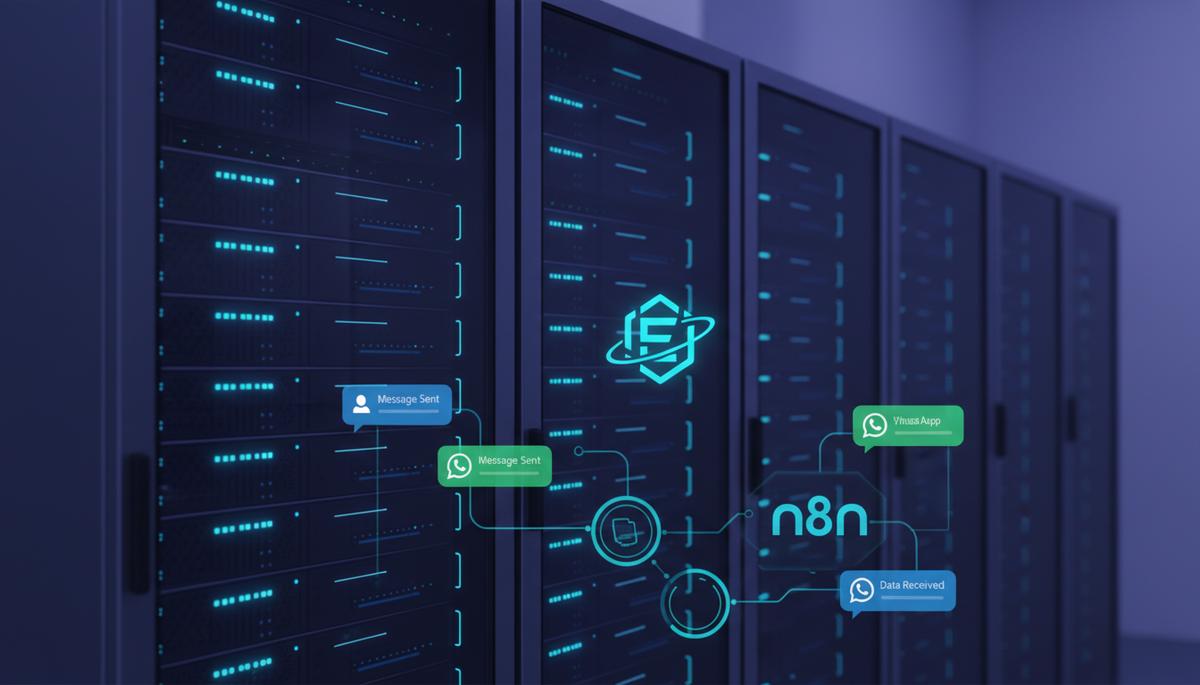 N8N e Evolution API: Automação WhatsApp Robusta em Seu VPS — ilustração sobre tecnologia