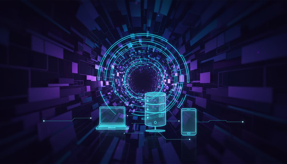 VPN: Redes Privadas e Túneis Seguros com WireGuard — ilustração sobre tecnologia