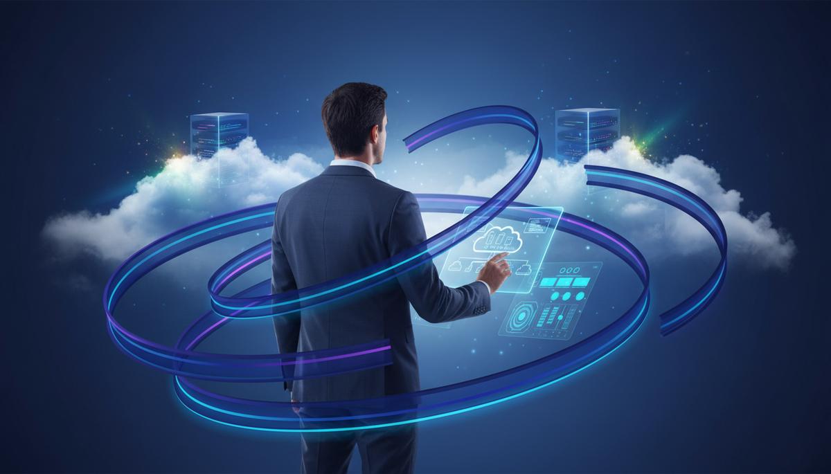 VPS Sem Contrato: Liberdade e Controle do Seu Servidor — ilustração sobre tecnologia